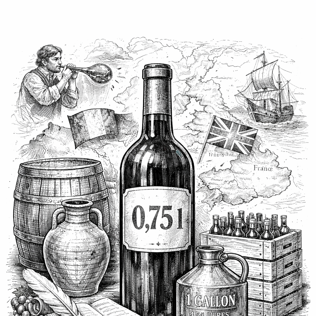 Proč má lahev vína objem 0,75 litru?